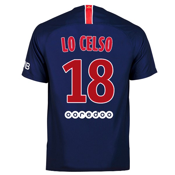 Maillot Football Paris Saint Germain Domicile Lo Celso 2018-19 Bleu